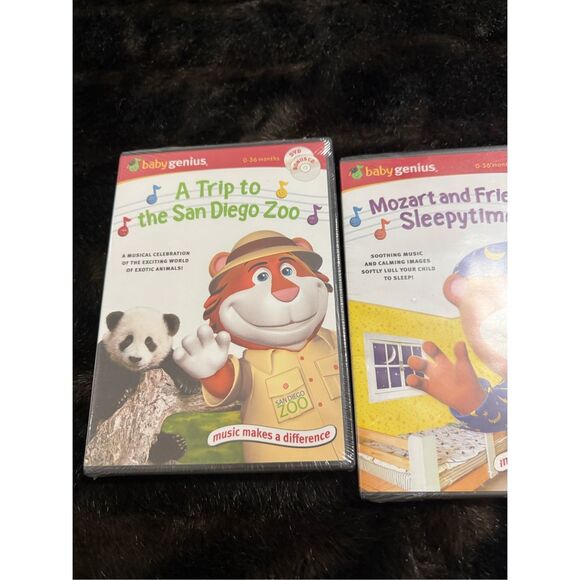 Baby Genius Mozart Friends and Sleepytime Friends , Zoo, seasons [DVd x3 - Picture 2 of 7